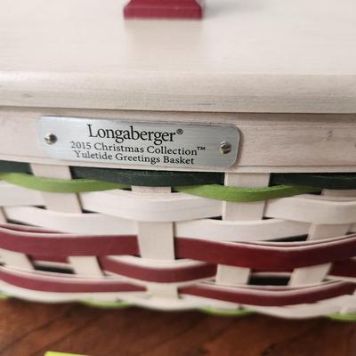 Longaberger 2015 Christmas Collection Yuletide Greetings Baskets