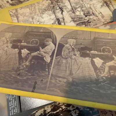 Antique Lot - Rare Stereo View Cards