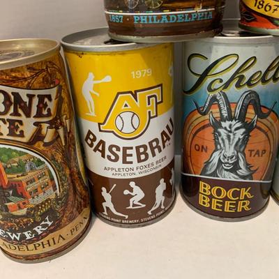 Clean Vintage Beer Can Lot