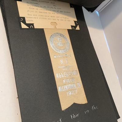 1920s Baltimore Scrapbook Poultry Show Ribbons - Photos Loch Raven +++