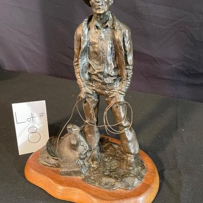 Geo Phippen Western Cowboy Sculpture