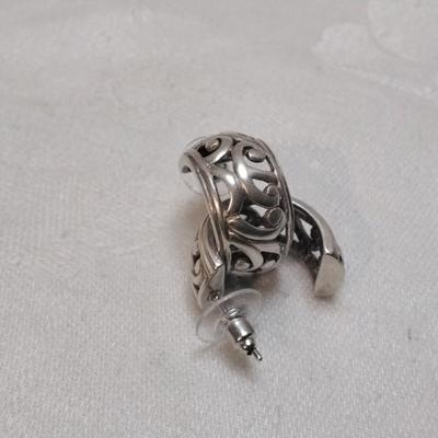 Vintage Scrollwork  925 Earrings