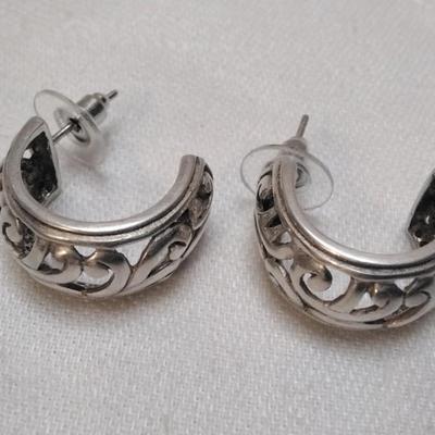 Vintage Scrollwork  925 Earrings