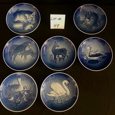 Denmark Blue Mother's Day plates