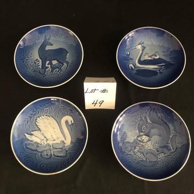 Denmark Blue Mother's Day plates