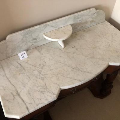 Antique Marble top desk