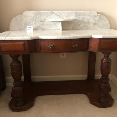 Antique Marble top desk