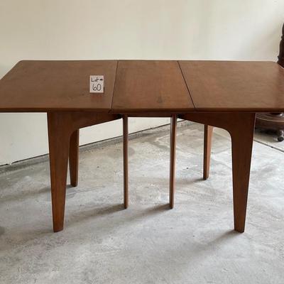 MCM drop-leaf table