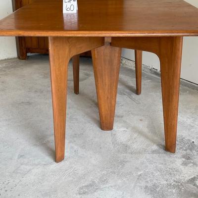 MCM drop-leaf table