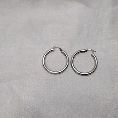 Vintage Hoop 925 Earrings