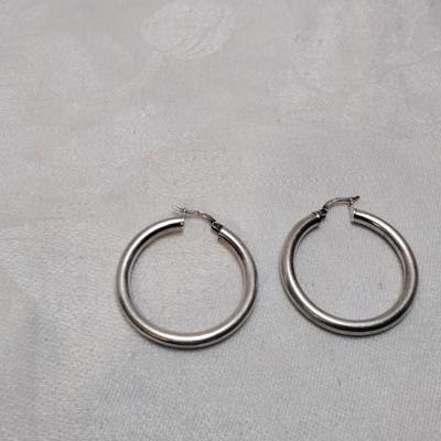 Vintage Hoop 925 Earrings