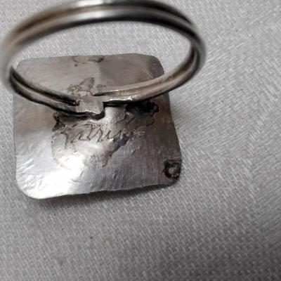 Vintage Hand Signed Moonstone 925 Ring Size 9