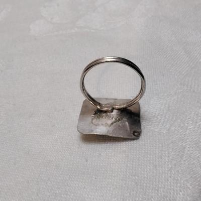 Vintage Hand Signed Moonstone 925 Ring Size 9