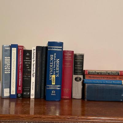 Assortment of books