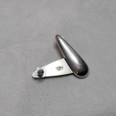 Taxco Silver Modernist Earrings