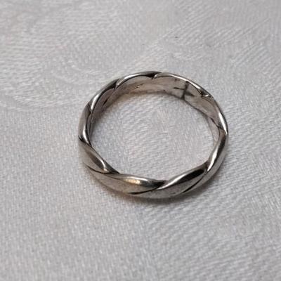Vintage Braided 925 Ring Size 9.5