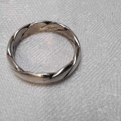 Vintage Braided 925 Ring Size 9.5