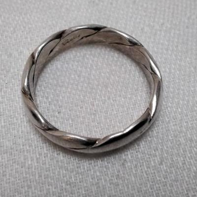 Vintage Braided 925 Ring Size 9.5
