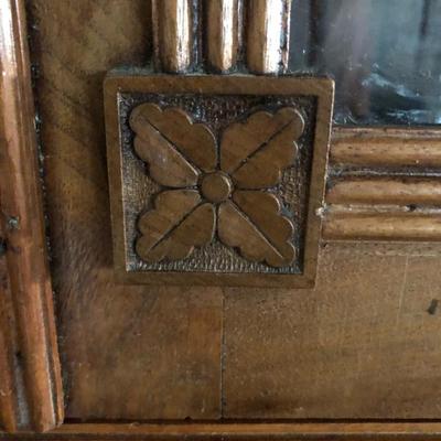 Antique Wood Bookcase/Desk