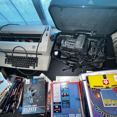 PHOTOGRAPHY EQUIPMENT, COMPUTER GAMES, TYPEWRITER