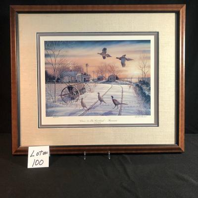 "Winter in the Heartland=Pheasants" Jerry Thomas
