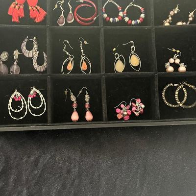 Red & Pink Earrings
