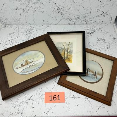 Local Loveland Artist Dorothy M. Speiser Signed - set of 3