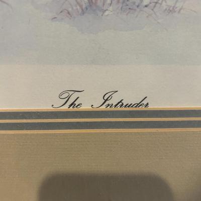 The Intruder Framed Dorothy M. Speiser Print Signed & Numbered