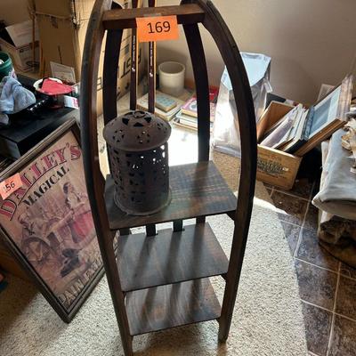 Sled Shelf Unit and Candle Holder