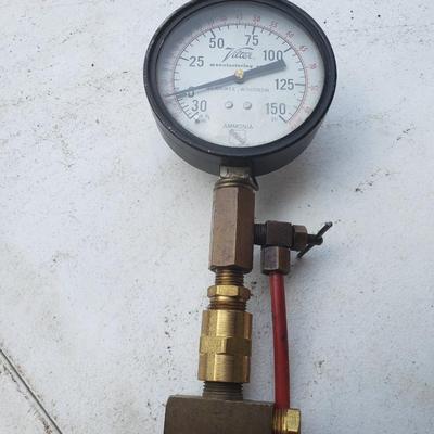 Vilter Ammonia Refrigerant Gauge & Line