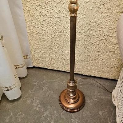 brass floor lamp