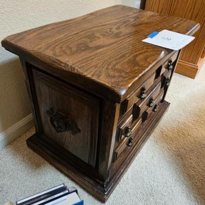 Small wooden side table