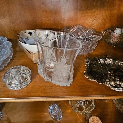 glass & crystal lot