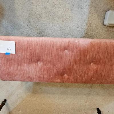 Pink accent bench