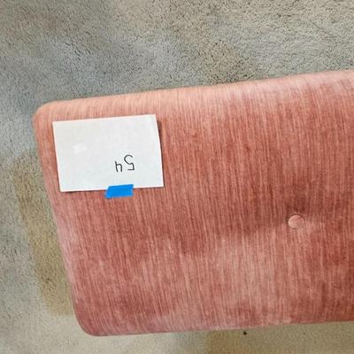 Pink accent bench