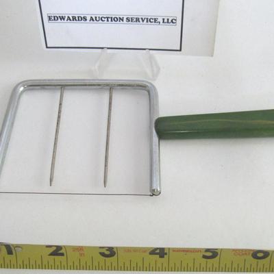 Vintage Sturdy Cheese Slicer With Bakelite Handle