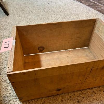 Wooden Crate W/ old Advertisements