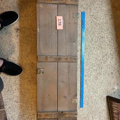 Antique Munitions Crate