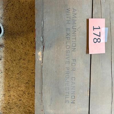 Antique Munitions Crate