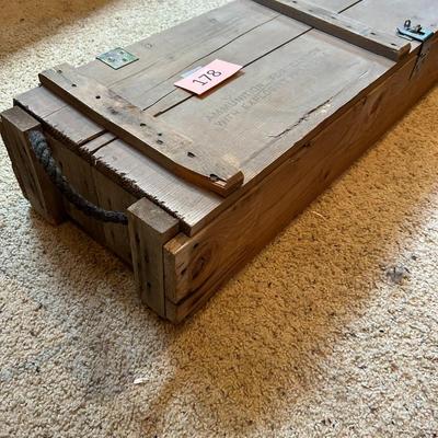 Antique Munitions Crate