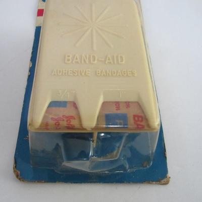 Vintage Band-Aid Dispenser With Band Aids