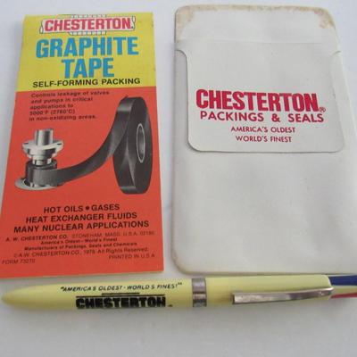 Vintage Advertising Lot for Chesterton Packing and Sales
