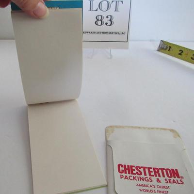 Vintage Advertising Lot for Chesterton Packing and Sales