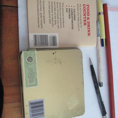 Misc Lot of Advertising Items and Food and Dinner Counter Booklet