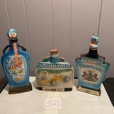 Vintage Beam State Decanters