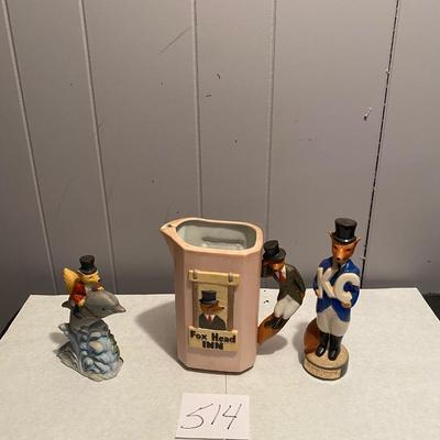 Vintage Beam Fox Items