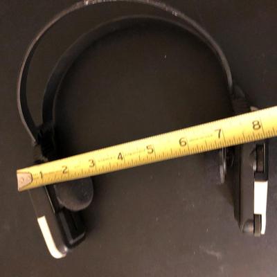 Sony 1985 FM Stereo Headset SRF-FM1 (Untested) and Foreign Travel Outlet Adapters -Lot 198