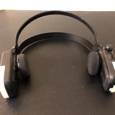 Sony 1985 FM Stereo Headset SRF-FM1 (Untested) and Foreign Travel Outlet Adapters -Lot 198