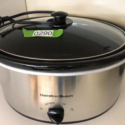 Large Hamilton Beach Crockpot Model 33167 -Lot 290