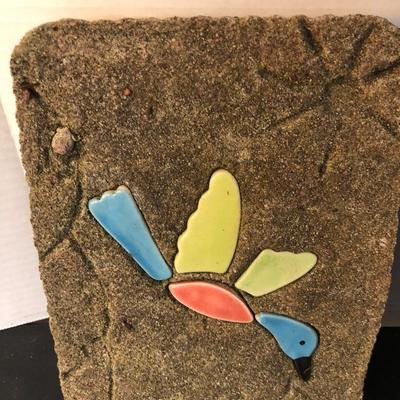 Garden Decor; Two Concrete, Heart is Resin -Lot 295